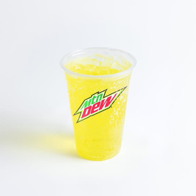 MLOUNTAIN DEW IN CAN.