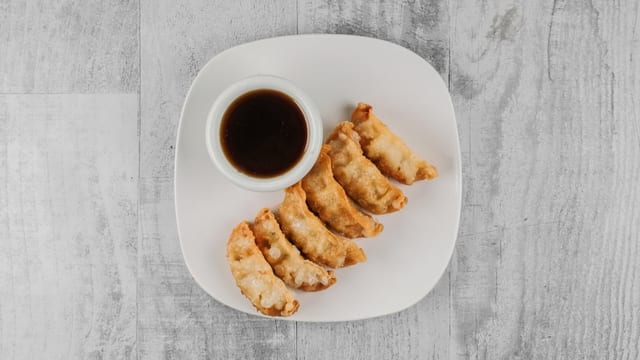 Pork Gyoza.